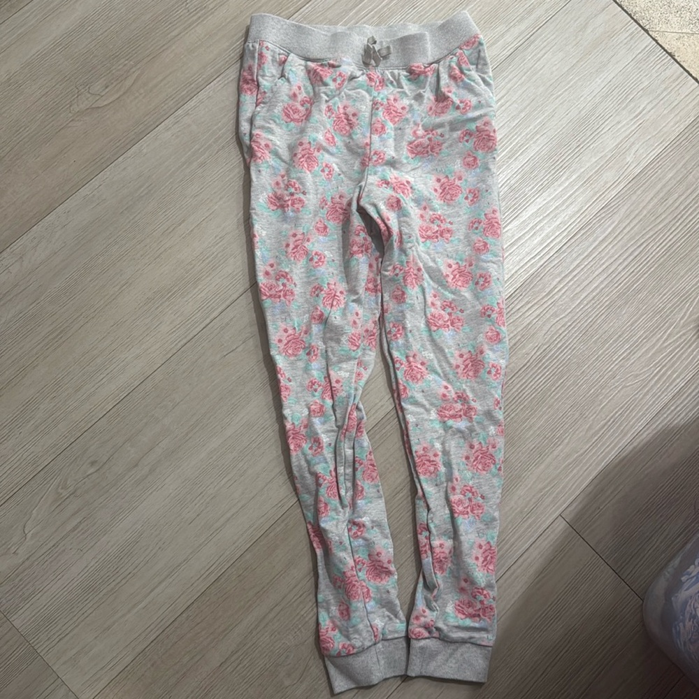 Janie and Jack Floral Jogger